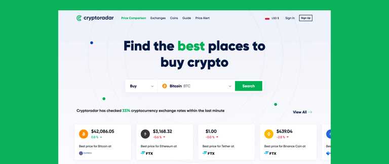 Cryptoradar Compare the Best Cryptocurrency Exchanges