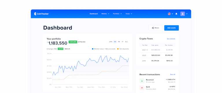 Cointracker Track your crypto portfolio & taxes